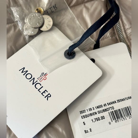 AUTHENTIC REVERSIBLE MONCLER Esquibien GIUBBOTTO Reversible coat - Picture 11 of 16